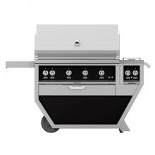 Hestan Deluxe 42-Inch Freestanding Natural Gas Grill W/ Rotisserie & Double Side Burner - Stealth - GABR42CX2-NG-BK image