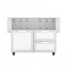 Hestan Double Drawer And Door Tower Cart For 42-Inch Gas Grill - Froth - GCR42-WH image