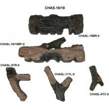Peterson Real Fyre Charred Aged Split Oak Log Breakdown 