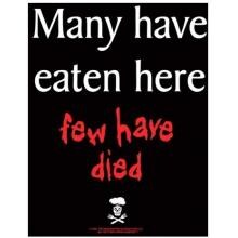 Many Have Eaten Here Apron