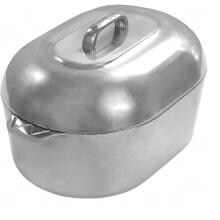 Cajun Cookware Roasters 15 Inch Aluminum Oval Roaster