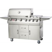 Bull Premium 7-Burner Natural Gas Grill On Cart