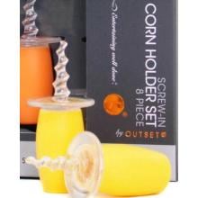 Close Up of Corn Holders