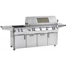 Fire Magic Echelon Diamond E1060s 48-Inch Freestanding Propane Gas Grill W/ One Infrared Burner, Analog Thermometer, Power Burner & Magic View Window - E1060s-4LAP-51-W image