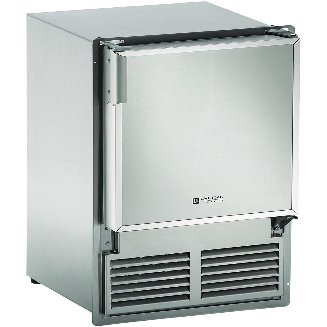 ULine 23 Lb. Marine / RV Ice Maker Stainless Steel SS1095FC BBQ Guys