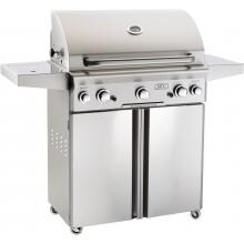 American Outdoor Grill 30 Inch Gas Grill On Cart W/ Rotisserie & Side Burner