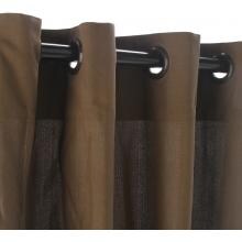 WeatherSmart Outdoor Curtain With Grommets By Hatteras Outdoors - 52 1/2 X 84 Inch - Coffee