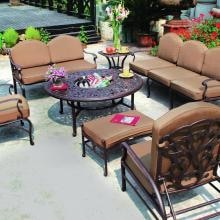 Darlee Catalina Aluminum 7 Person Deep Seating