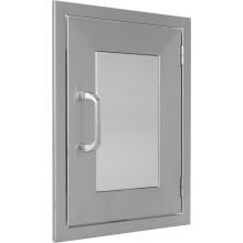 BBQ Guys Kingston Panel Series 17 Inch Right-Hinged Single Access Door - Vertical