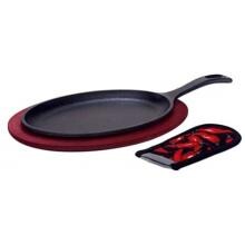Lodge Seasoned Cast Iron Fajita Set - LFSR3 image
