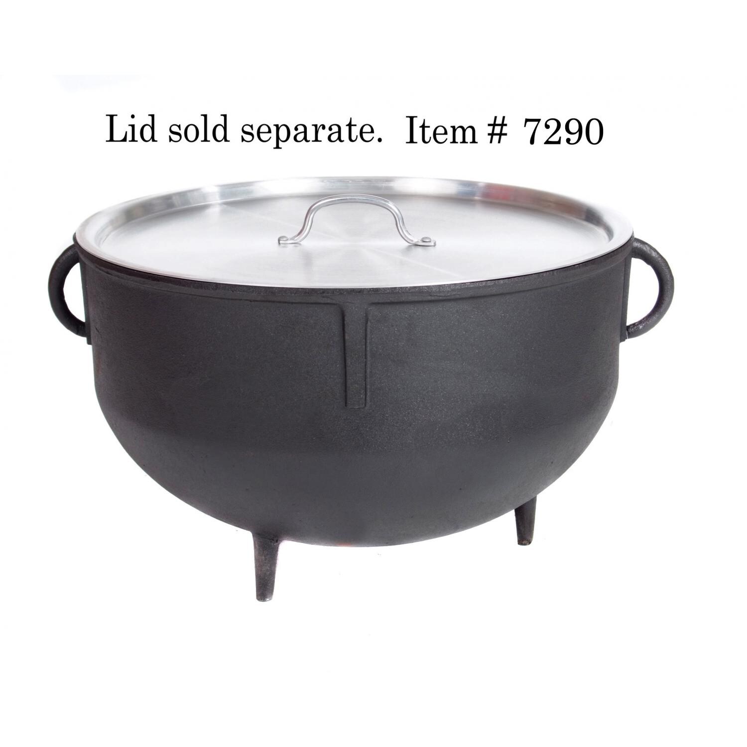 Cajun Cookware Pots 20 Gallon Seasoned Cast Iron Jambalaya Pot Iron