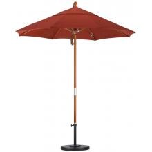 7.5 Ft Wood Patio Umbrella - Camel