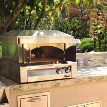 Alfresco ALF-PZA 30-Inch Natural Gas Outdoor Countertop Pizza Oven