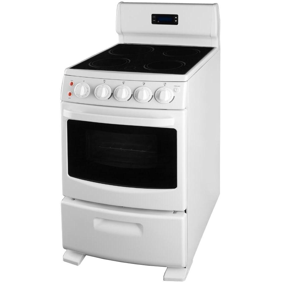 20 Electric Range >> Summit White Pearl Series REX204W 20-Inch Freestanding 20 Electric Range >> Summit White Pearl Series REX204W 20-Inch Freestanding