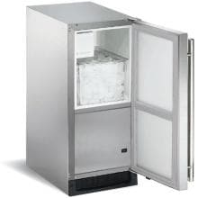 U-Line BI2115SOD 25 Lb. Outdoor Ice Maker With Left Hinge - Stainless Steel
