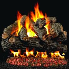 Peterson Real Fyre 18-Inch Royal English Oak Designer Log Set With Vented G45 Burner