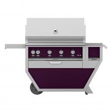 Hestan Deluxe 42-Inch Freestanding Natural Gas Grill W/ All Infrared Burners, Rotisserie, Worktop & Storage Drawer - Lush - GSBR42CX-NG-PP image