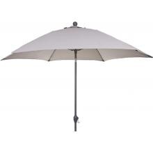9 Ft Aluminum Patio Umbrella - Tan Linen