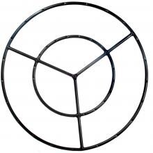 30 Inch Round Double Natural Gas Fire Pit Ring