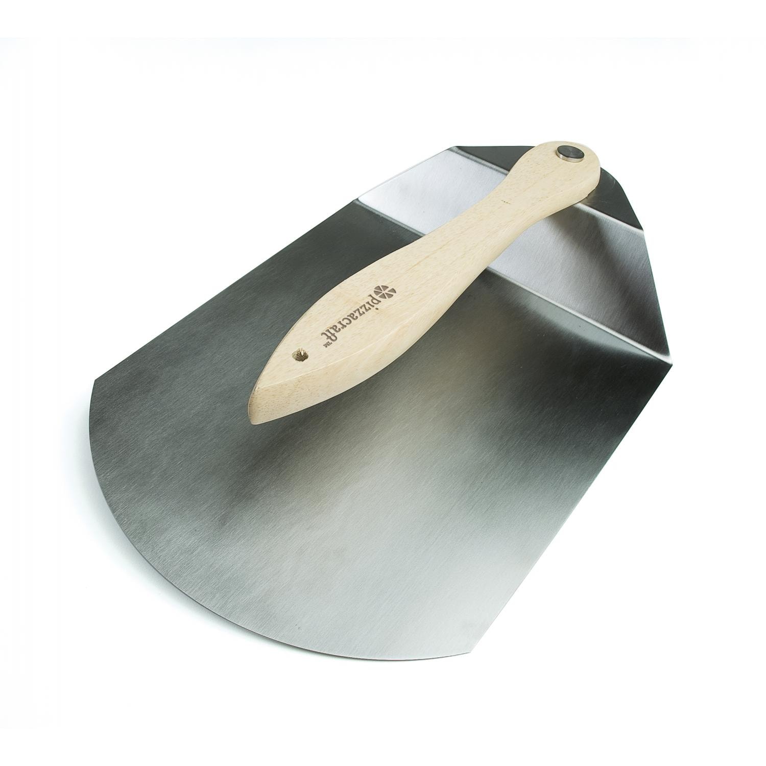 27Inch Stainless Pizza Peel With Folding Hardwood Handle