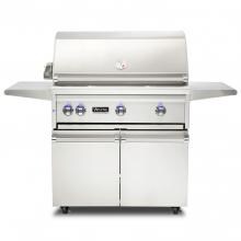 Viking Professional 5 Series 36-Inch Freestanding Propane Gas Grill With One ProSear Infrared Burner And Rotisserie - VQGFS5360LSS image