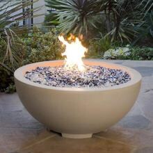 American Fyre Designs 32-Inch Natural Gas Fire Bowl - Smoke image
