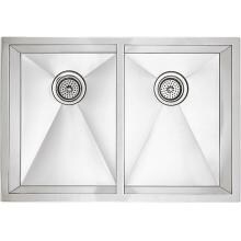 Blanco Precision 32 X 18 18-Gauge Equal Double Bowl Stainless Steel Undermount Sink - 516220 image