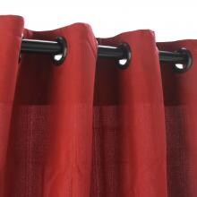 WeatherSmart Outdoor Curtain With Grommets By Hatteras Outdoors - 52 1/2 X 84 Inch - Garnet