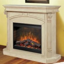 Dimplex Bromley 57-Inch Electric Fireplace With Purifire - Parchment - SOP-495-P