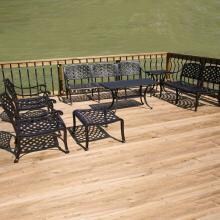 Lakeview Outdoor Designs Heritage Aluminum 7 Person Deep Seating