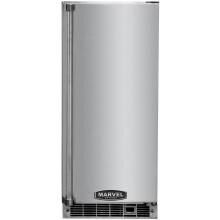 Marvel 3OIMT 15 Inch Built-In Outdoor Ice Maker With Gravity Drain - Stainless Steel