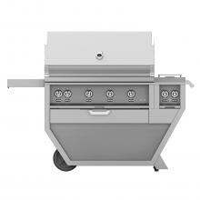 Hestan Deluxe 42-Inch Freestanding Propane Gas Grill W/ All Infrared Burners, Rotisserie & Double Side Burner - Steeletto - GSBR42CX2-LP-SS image