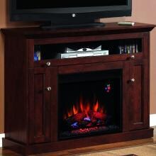 Windsor 46-Inch Electric Fireplace Media Console - Antique Cherry - 23DE9047