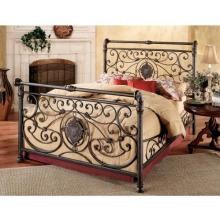 Hillsdale Mercer Antique Brown Metal Bed Set With Frame - California King - 1039BCKR image