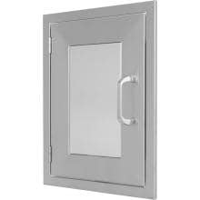 BBQ Guys Kingston Panel Series 14 Inch Left-Hinged Single Access Door - Vertical