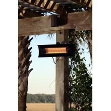 Fire Sense 1500 Watt Wall Mounted Electric Infrared Patio Heater - Black