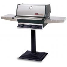 MHP Gas Grills TRG2 Infrared Natural Gas Grill W/ SearMagic Grids On Bolt Down Post