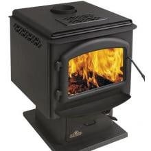 Napoleon 1400P Deluxe Medium Wood Burning Stove - Black / Black Louvers Napoleon 1400P Deluxe Medium Wood Burning Stove - Black / Black Louvers