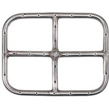 12 X 9 Inch Stainless Rectangular Single Natural Gas Fire Pit Ring
