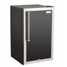 Fire Magic 20-Inch 4.2 Cu. Ft. Echelon Black Diamond Right Hinge Compact Refrigerator - Black - 3590H-DR image