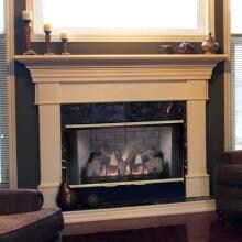 Monessen 500SBVNSC Designer Series 42-Inch Refractory Lined Natural Gas B-Vent Fireplace System With Standing Pilot