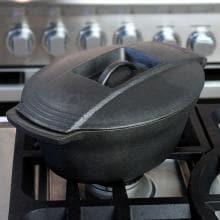Cajun Cookware 4 Quart Pot on Stove Top