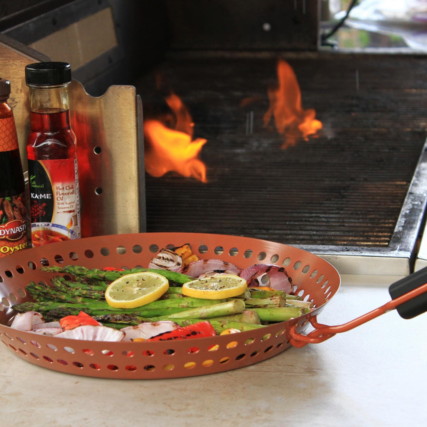 Outset Nonstick Grill Skillet With Removable Handle BBQ Guys