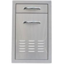 Sunstone Grills 17-Inch Drawer And Roll Out Propane Tank Storage Combo