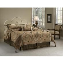 Hillsdale Victoria Antique White Metal Bed Set Without Frame - Full - 1310-460 image