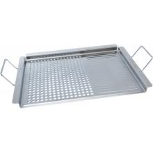 Man-Law 12 X 20 Inch Stainless Steel BBQ Grill Topper image
