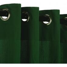 WeatherSmart Outdoor Curtain With Grommets By Hatteras Outdoors - 52 1/2 X 84 Inch - Green