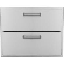 BBQ Guys Sonoma Series 20 Inch Double Access Drawer
