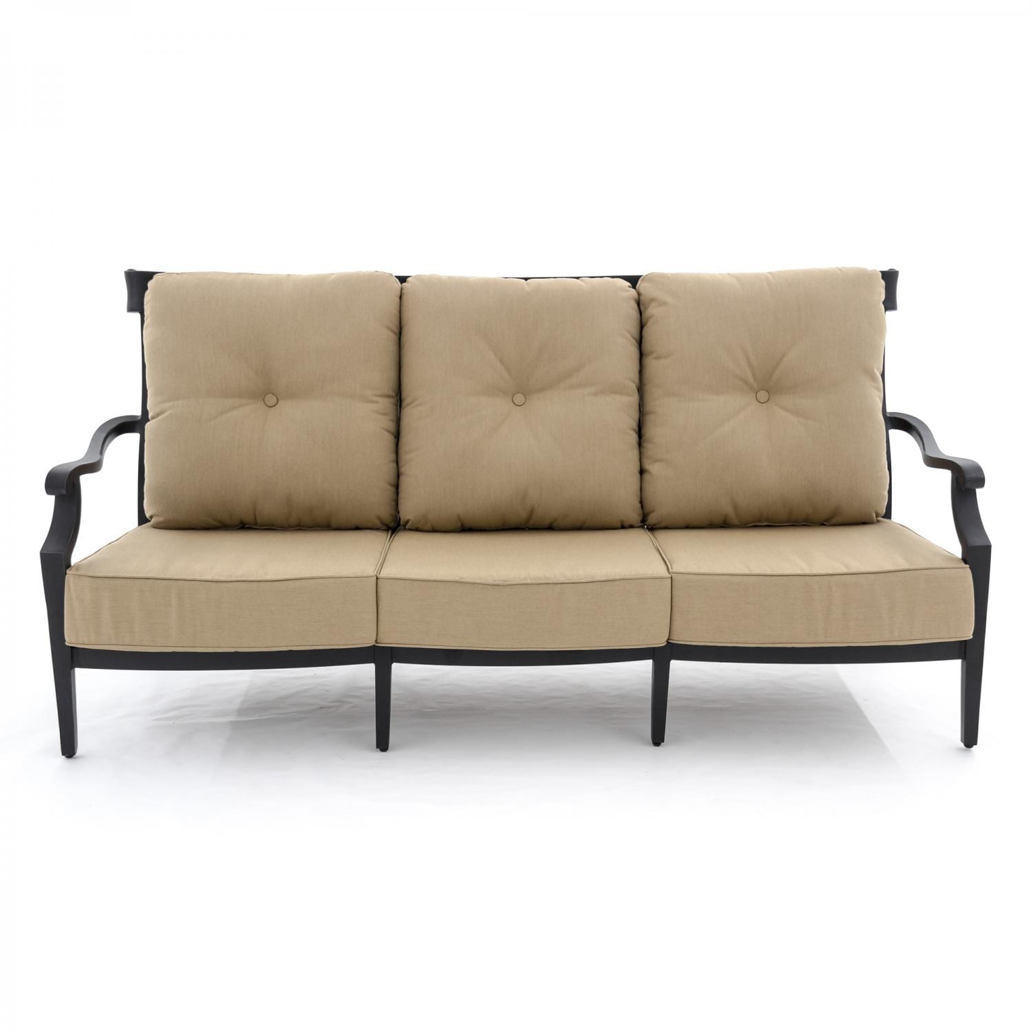 St. Charles Cast Aluminum Patio Sofa By Lakeview Outdoor Designs