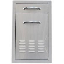 Sunstone Classic Series 17-Inch Drawer & Roll-Out Propane Tank Storage Combo - A-LPCD17 image